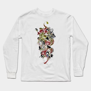 Aboriginal Art - Paisley Connections Long Sleeve T-Shirt